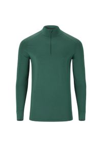 ENDURANCE - Bluza do biegania męska Endurance Lead. Kolor: zielony. Sport: turystyka piesza #1