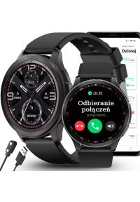 Rubicon - Smartwatch AMOLED Rozmowy Bluetooth Puls Ciśnienie Sport. Rodzaj zegarka: smartwatch. Styl: sportowy