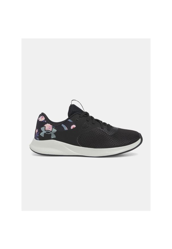 Buty treningowe damskie Under Armour Charged Aurora 2+hydrometallic warm. Kolor: czarny. Sport: fitness