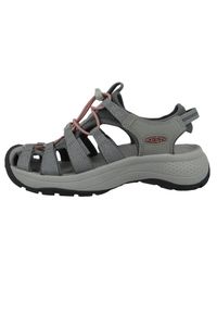 keen - Buty do chodzenia damskie Keen Astoria. Kolor: różowy, szary. Materiał: materiał, syntetyk, tkanina. Sport: turystyka piesza