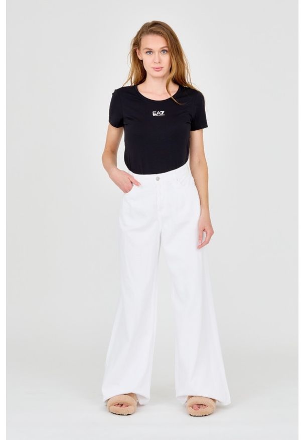 7 FOR ALL MANKIND Białe jeansy damskie Zoey, Rozmiar 26. Kolor: biały