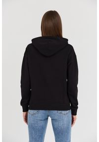 Tommy Jeans - TOMMY JEANS Czarna damska bluza z kapturem, Rozmiar XS. Typ kołnierza: kaptur. Kolor: czarny #5