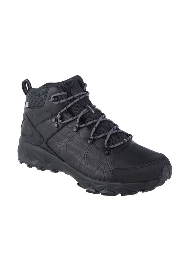 columbia - Buty trekkingowe męskie Columbia Peakfreak Ii Mid Outdry. Wysokość cholewki: za kostkę. Zapięcie: sznurówki. Kolor: wielokolorowy, czarny. Materiał: guma, skóra, tkanina, materiał, syntetyk. Szerokość cholewki: normalna