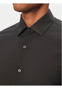 Calvin Klein Koszula LV019EU092 Czarny Slim Fit. Kolor: czarny. Materiał: syntetyk #3