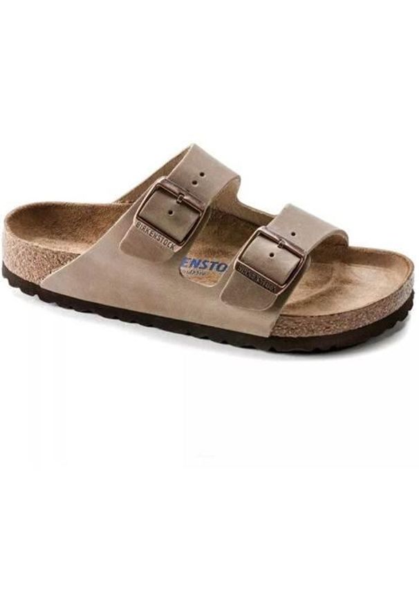 Klapki damskie Birkenstock 552811Brown. Zapięcie: bez zapięcia. Kolor: wielokolorowy, brązowy. Materiał: materiał, skóra, syntetyk. Szerokość cholewki: normalna. Sport: turystyka piesza