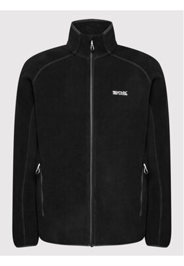 Regatta Polar Hadfield RMA502 Czarny Regular Fit. Kolor: czarny. Materiał: syntetyk