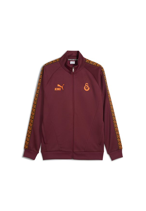 Puma - Męska kurtka Galatasaray SK KING Anthem PUMA Team Regal Red. Kolor: czerwony. Sport: bieganie