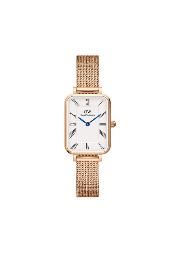 Daniel Wellington Zegarek Quadro Roman Numerals DW00100687 Złoty. Kolor: złoty
