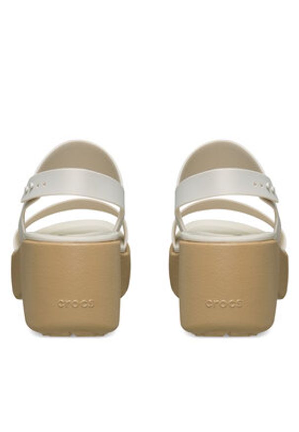 Crocs Sandały Brooklyn Sky Sandal 212250 Beżowy. Kolor: beżowy