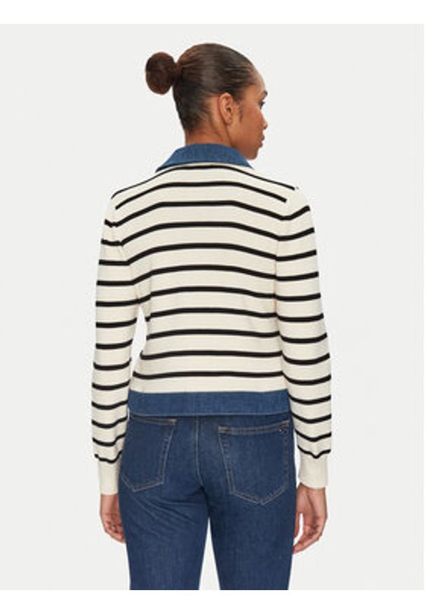 Morgan Kardigan 251-MNAKI Beżowy Regular Fit. Kolor: beżowy. Materiał: bawełna