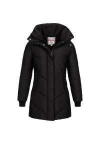 Damska kurtka zimowa Lonsdale Beeley. Kolor: czarny. Sezon: zima #1