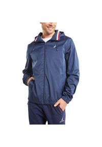 Kurtka Wiatrówka Męska Nautica Fabian FZ. Kolor: niebieski. Materiał: softshell. Sport: turystyka piesza