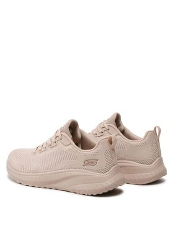 skechers - Skechers Sneakersy Face Off 117209/NUDE Beżowy. Kolor: beżowy. Materiał: materiał