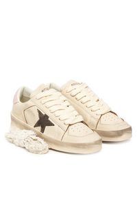GOLDEN GOOSE - Golden Goose Sneakersy Stardan GWF00128.F007276.82942 Écru. Materiał: skóra #4