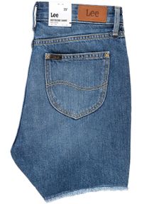 Lee - DAMSKIE SPODENKI LEE BOYFRIEND SHORT FLICK DARK L37NLJKA 112108090. Materiał: jeans
