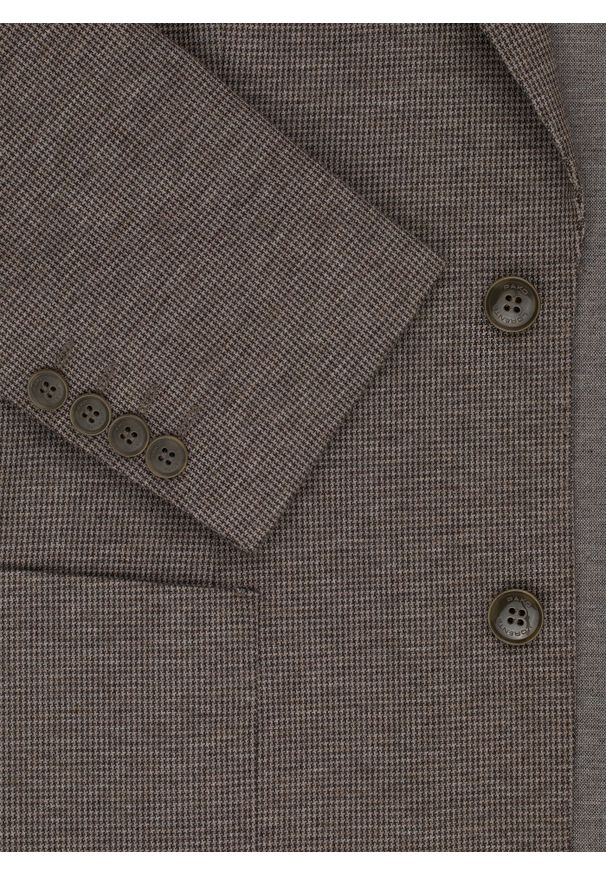 Pako Lorente - PAKO LORENTE – Szaro-brązowa marynarka męska. Kolor: szary, brązowy, zielony, wielokolorowy, beżowy. Materiał: poliester, elastan, wiskoza. Sezon: jesień