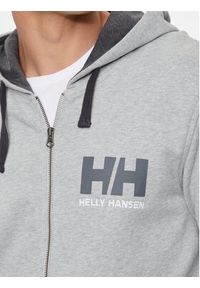 Helly Hansen Bluza Hh Logo Full Zip Hoodie 34163 Szary Regular Fit. Kolor: szary. Materiał: bawełna #3