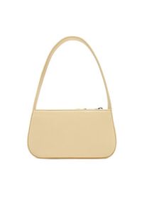 Tommy Jeans Torebka Tjw Ess Must Shoulder Bag AW0AW16966 Żółty. Kolor: żółty. Materiał: skórzane