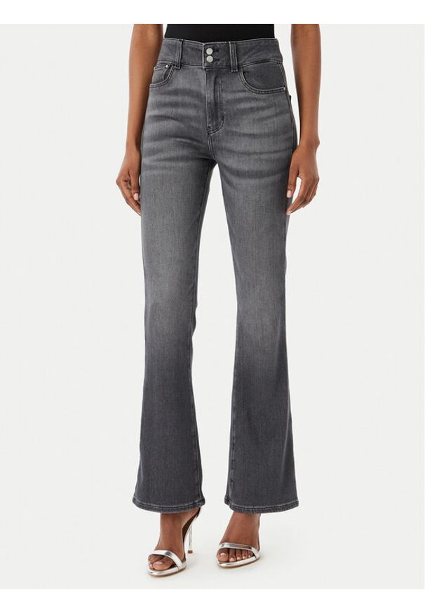 Guess Jeansy W6RA3I D6921 Szary Wide Leg. Kolor: szary