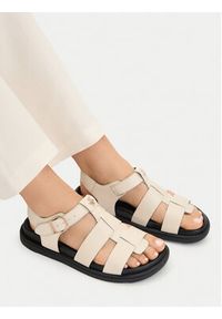 Beverly Hills Polo Club Sandały EO-WI16-SERDINIA-03 Beżowy jasny. Kolor: beżowy. Materiał: skóra #4