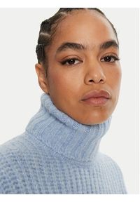 2NDDAY Golf Bernardo 2245340460 Niebieski Loose Fit. Typ kołnierza: golf. Kolor: niebieski. Materiał: syntetyk #3