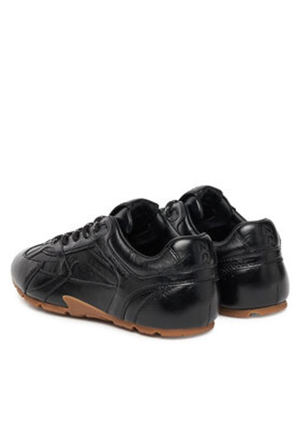 Nokwol Sneakersy Atlas Czarny. Kolor: czarny. Materiał: skóra