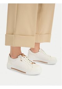 MEXX Sneakersy EO-WI23-LONA2-02 Écru. Kolor: kremowy. Materiał: skóra #5