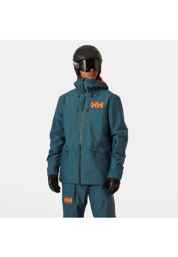Kurtka narciarska Helly Hansen Garibaldi 2.0. Kolor: zielony. Sezon: zima. Sport: narciarstwo