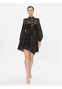 Babylon Sukienka koktajlowa T_S00823 Czarny Regular Fit. Kolor: czarny. Materiał: syntetyk. Styl: wizytowy #3