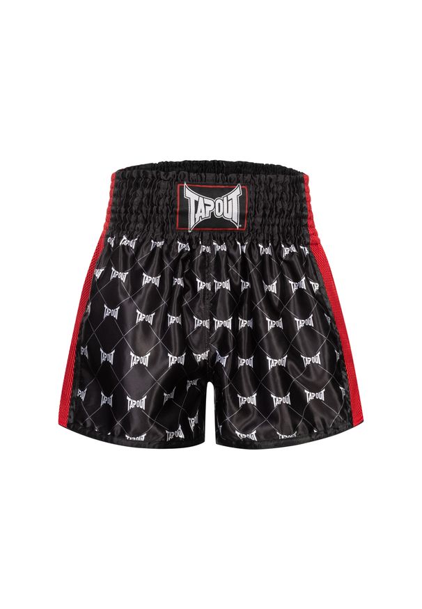 TAPOUT - Szorty do boksu tajskiego Tapout Sorrento. Kolor: wielokolorowy, czarny, czerwony. Sport: fitness