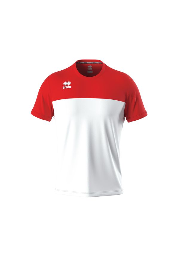 ERREA - Koszulka dziecięca Errea Brandon. Kolor: czerwony, wielokolorowy, biały