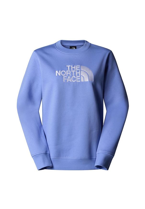 Bluza damska The North Face Drew Peak 0A89EF7UH1 - fioletowa. Kolor: fioletowy. Materiał: bawełna, poliester. Styl: klasyczny. Sport: wspinaczka
