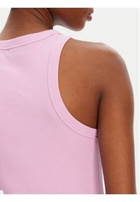 Hugo - HUGO Top 50508857 Różowy Slim Fit. Kolor: różowy. Materiał: bawełna #4