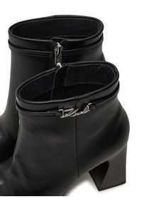 Karl Lagerfeld - KARL LAGERFELD Botki KL33150 Czarny. Kolor: czarny. Materiał: skóra #5