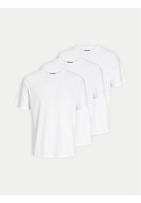 Jack & Jones - Jack&Jones Komplet 3 t-shirtów Under 12248076 Biały Standard Fit. Kolor: biały. Materiał: bawełna