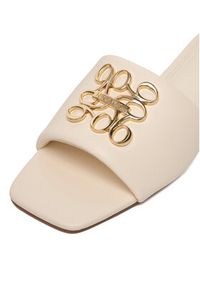 Nine West Klapki CEO-SMRL393663-02 Écru. Kolor: kremowy. Materiał: materiał #2