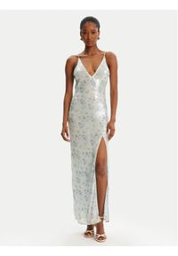 BARDOT Sukienka wieczorowa Lois Sequin 59956DB Niebieski Slim Fit. Kolor: niebieski. Materiał: syntetyk. Styl: wizytowy