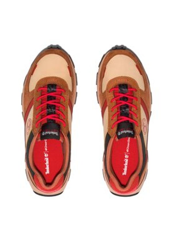 Timberland Sneakersy Winsor Park Ox TB0A611MF131 Brązowy. Kolor: brązowy. Materiał: skóra, nubuk