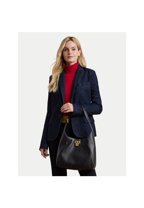 Lauren Ralph Lauren - Torebka LAUREN RALPH LAUREN. Kolor: czarny