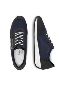 Rieker Sneakersy N1111-14 Granatowy. Kolor: niebieski. Materiał: materiał #8