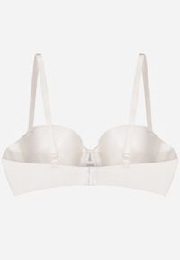 Renee - Biały Klasyczny Biustonosz Typu Balkonetka Doriesana. Kolor: biały. Materiał: jeans #7