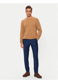 Jack & Jones Chinosy Solaris 12141112 Granatowy Super Slim Fit. Kolor: niebieski. Materiał: syntetyk #4