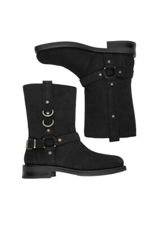 G-Star RAW - G-Star Raw Botki CEO-WI45-CHRISTIAN-01 Czarny. Kolor: czarny. Materiał: skóra, nubuk