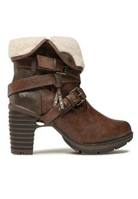 Mustang Botki 1292-602-301 Brązowy. Kolor: brązowy. Materiał: skóra #5
