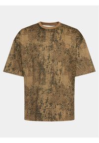 Alpha Industries T-Shirt Essentials 146504C Brązowy Relaxed Fit. Kolor: brązowy. Materiał: bawełna #1