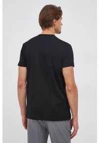 Pepe Jeans T-shirt Basic męski kolor czarny gładki. Kolor: czarny. Materiał: dzianina. Wzór: gładki #5