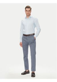 Calvin Klein Koszula LV019EU013 Błękitny Slim Fit. Kolor: niebieski. Materiał: bawełna #3