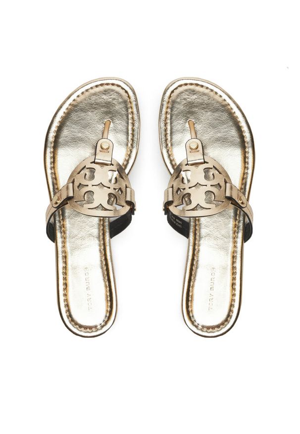 Japonki Tory Burch. Kolor: złoty