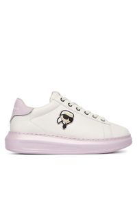 Karl Lagerfeld - KARL LAGERFELD Sneakersy Kapri KL62530P Biały. Kolor: biały. Materiał: skóra #1