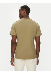 Quiksilver T-Shirt EQYZT08042 Khaki Regular Fit. Kolor: brązowy. Materiał: bawełna